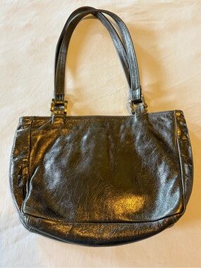 SAS Metallic Leather shoulder bag